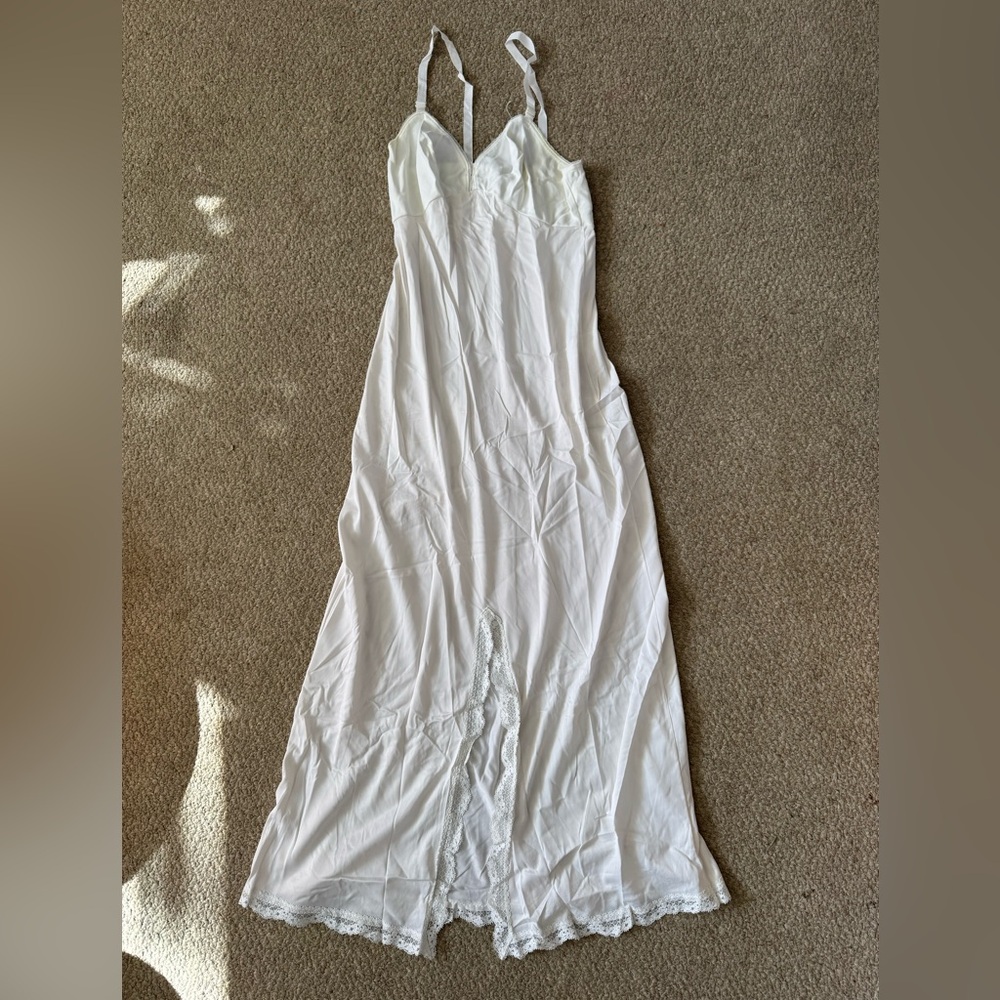 Vintage SEARS Off White Women's Lace Slip 32 Small XS